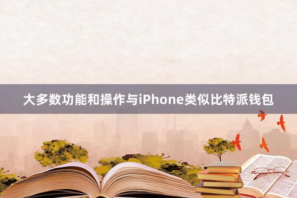 大多数功能和操作与iPhone类似比特派钱包