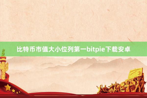 比特币市值大小位列第一bitpie下载安卓