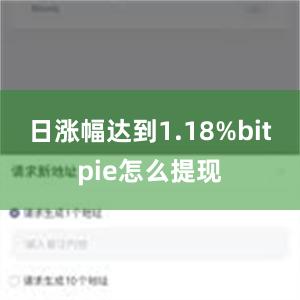 日涨幅达到1.18%bitpie怎么提现