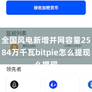 全国风电新增并网容量2584万千瓦bitpie怎么提现